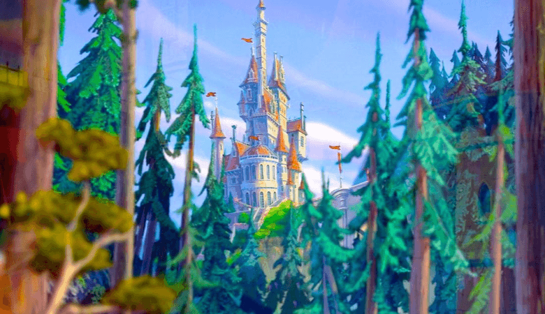 Animated:2rn0d0e3mmg= Beauty and the Beast Castle