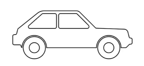 Outline:0csonuovrfw= Car Clipart