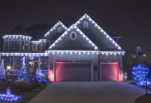 Christmas Light Installation