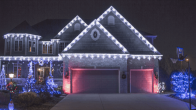 Christmas Light Installation