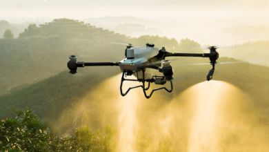 DJI Crop Spraying Drones